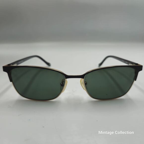 BULOVA NARITA BLACK GOLD 53-16 140 SUNGLASSES EYEGLASSES FULL FRAME WITH CASE main image 9
